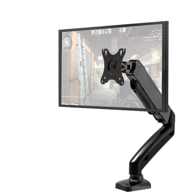 【Ermutek 二木科技】鋁合金桌上型17-32吋氣壓式液晶電腦螢幕支架(單螢幕支架/2-9公斤承重)