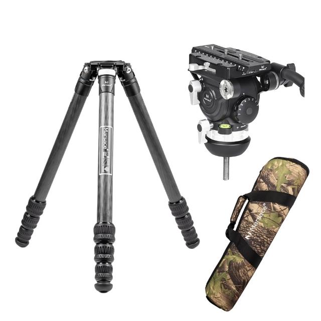 【Marsace】MT3542SV + SV-35R Pro 限量迷彩包 獵隼攝錄影腳架油壓雲台套組
