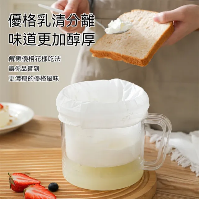 酸甜滋味擠壓式優格過濾器(1入+過濾網3入)