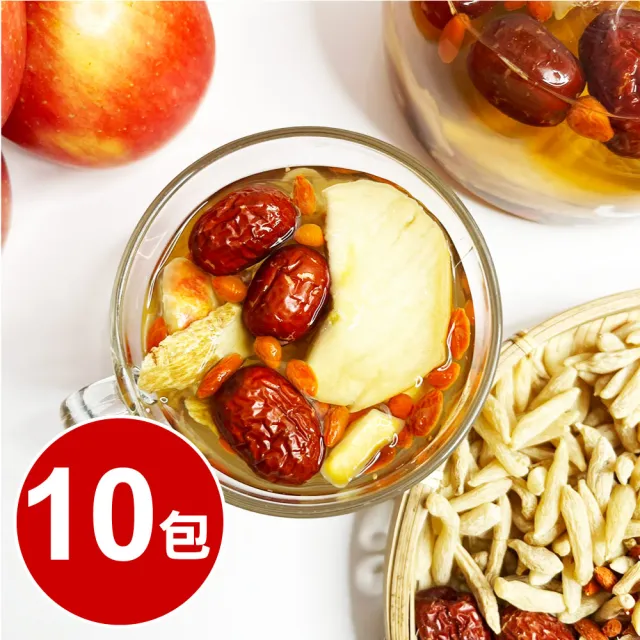 【王媽媽推薦】蘋果麥冬潤妍茶10包組(25g/包)