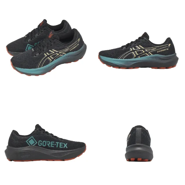 【asics 亞瑟士】慢跑鞋 GT-2000 14 GTX 男鞋 黑 防水 支撐 機能 運動鞋 1011C058002