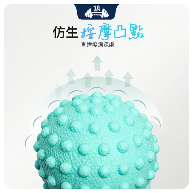 【ZA 喆安】Fitness 仿生凸點筋膜球(瑜珈/健身/肌肉放鬆/按摩球)