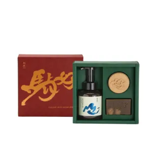 【阿原】馬上好年度禮盒(月桃天竺葵皂餅100g*1+艾草皂100g*1+玫瑰天竺葵洗手慕斯430mL)