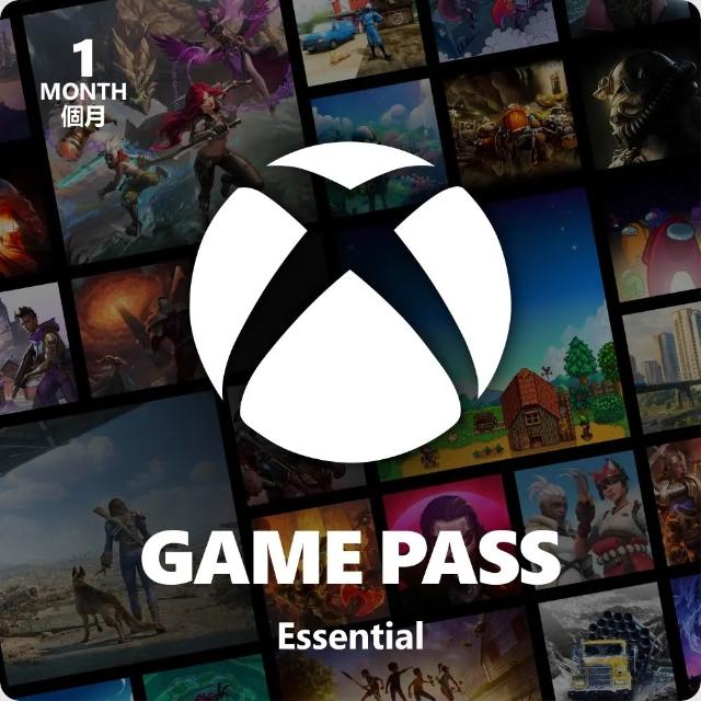 【Microsoft 微軟】XBOX Game Pass Essential 1個月訂閱卡-ESD數位下載版(EP2-60562)