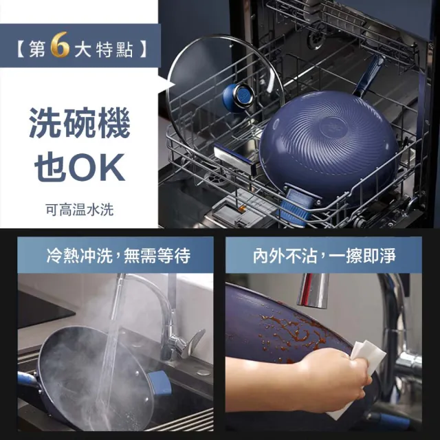 【ASD 愛仕達】鈦晶0塗層不沾炒鍋32cm