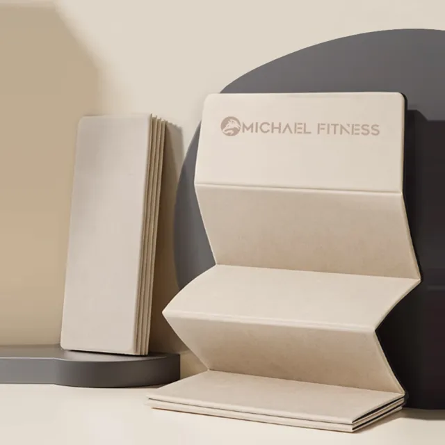 【Michael Fitness 麥克健身】POE摺疊瑜珈墊 瑜珈墊加厚 摺疊瑜珈墊 加大瑜珈墊 瑜伽墊