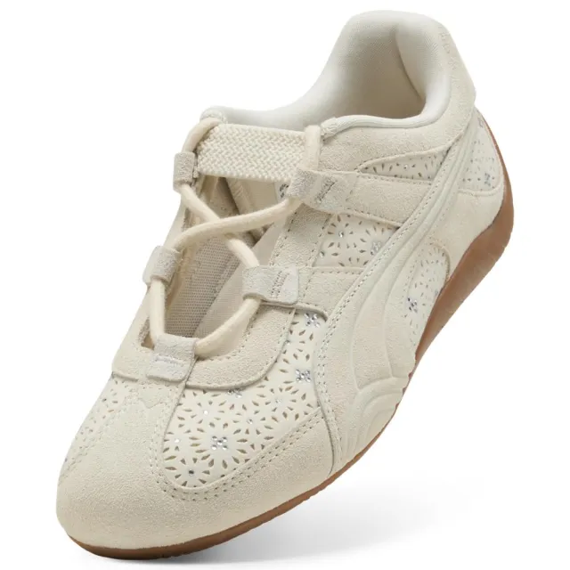 【PUMA】Speedcat Go Bejewelled Wns 休閒運動鞋 女性 40490602 女鞋 休閒鞋 賽車鞋 薄底鞋 米白色