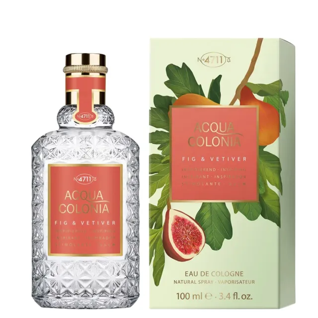 【4711 科隆之水】ACQUA COLONIA系列 柚子&雪松/無花果&香根草 古龍水100ml- 任選 (專櫃公司貨)