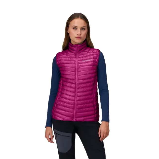 【NORRONA】trollveggen superlight down800 背心 女款 紫紅色