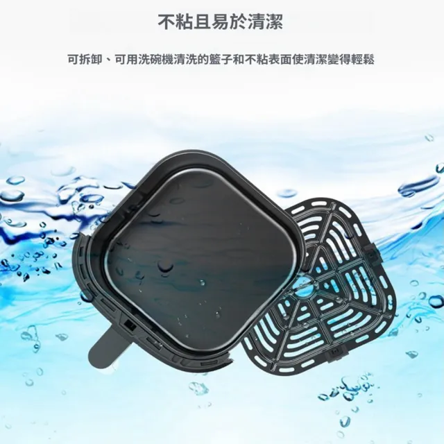 【Quality 聚家】電烤箱 空氣炸鍋 觸屏電烤箱 烘焙多功能 家用空氣電烤箱（4.5L 智能觸屏/快速增熱）