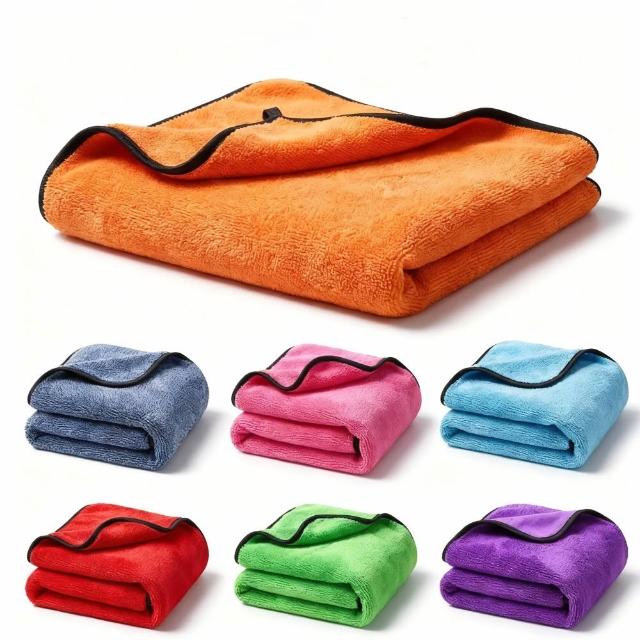 【MorTer】蝌蚪布 洗車毛巾 30x30cm-雙面 彩色 (擦車布/吸水布/蝌蚪吸水布/蝌蚪毛巾/加厚毛巾/擦車巾)