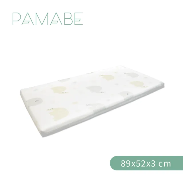 【PAMABE】PAMABE多功能薄墊-89x52x3cm適用於奇哥 Joie kubbie™ sleep(兒童床墊/午睡墊/輕薄款/透氣/水洗)