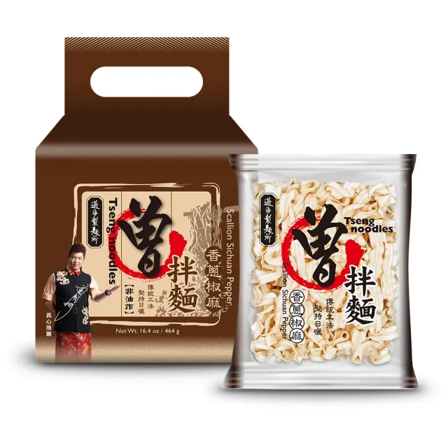【PaMi 曾拌麵】任選6袋_曾拌麵經典口味組合(4包/袋)