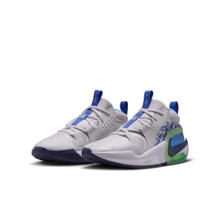 【NIKE 耐吉】籃球鞋 童鞋 中大童 兒童 運動鞋 緩震 AIR ZOOM CROSSOVER 2 GS 灰藍 IQ1017-001(3C5457)