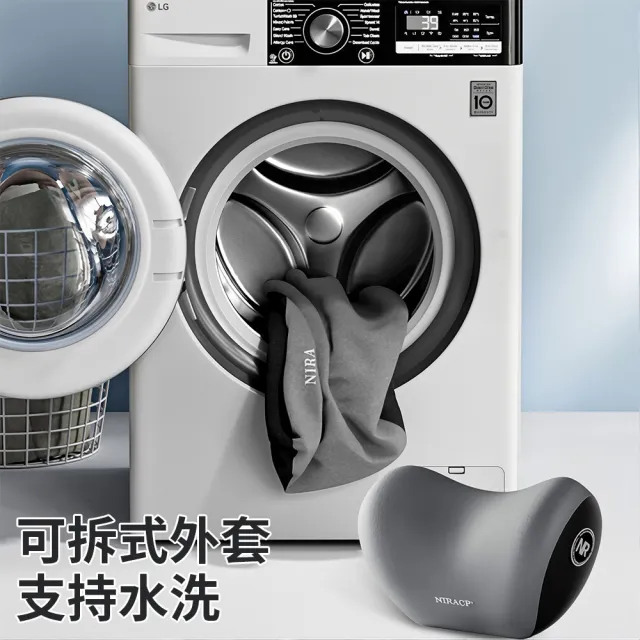 【KEYIE】汽車頭枕腰靠套組 記憶棉護腰枕 車用頸枕 頭枕 座椅靠墊 護腰墊(可拆洗布套)