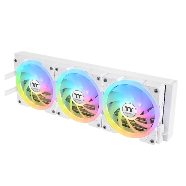 【Thermaltake 曜越】MINECUBE 360 Ultra ARGB Sync主板連動版一體式水冷散熱器 四片3.95”TFT LCD 組成