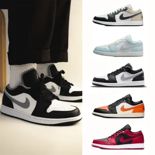 【NIKE 耐吉】運動鞋 休閒鞋 喬丹 低筒 AIR JORDAN 1 LOW 男鞋 藍白黑紅 AJ1 低 多款(HV5968-001&)
