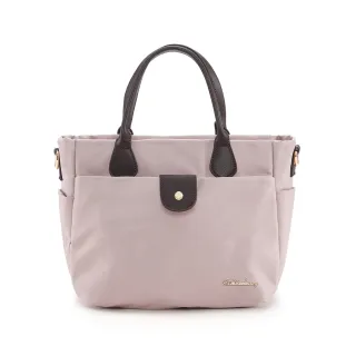 【冰山袋鼠】知性巴黎 - 優雅美學手提兩用蝙蝠包 - 奶茶杏(J2023-C)