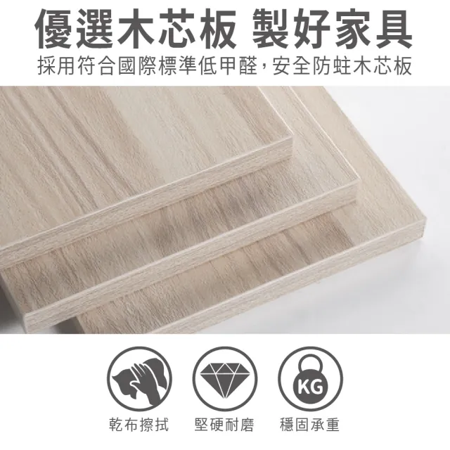 【ASSARI】4尺瑞雷推門衣櫃(寬122x深60x高198cm)