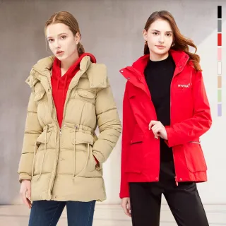 【MYVEGA 麥雪爾】出清品 MA多款保暖連帽鋪棉/三合一機能外套(連帽外套/防潑水/保暖外套/鋪棉外套)