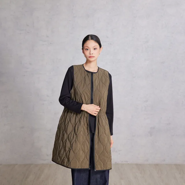 【giordano ladies】25FW 絎縫雙面穿背心(02375534)