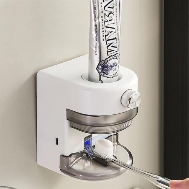 【西格傢飾】可調節全自動感應擠牙膏機(電動 擠牙膏器 交換禮物)