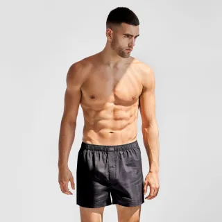 【Bread & Boxers】兩件組｜Boxer Short 有機棉男用鬆身四角內褲 - 深藍 內褲 禮盒 送禮 情人節 聖誕節