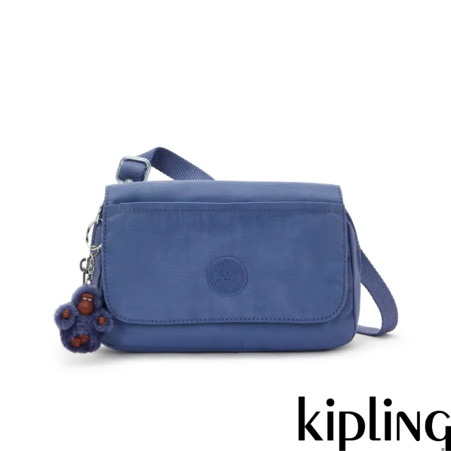 【KIPLING】經典靛藍小巧側肩隨身包-AVERILL 女包