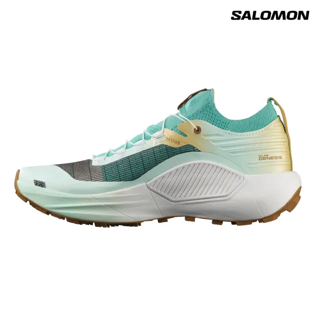 【salomon】S/LAB GENESIS LIMITED COURTNEY EDITION 2 野跑鞋 瀑布綠/白/峽谷棕