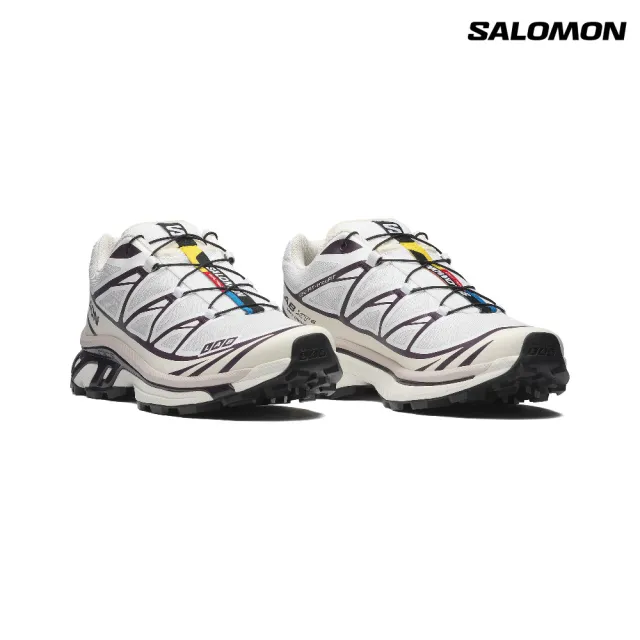 【salomon】XT-6 運動鞋 白/香草冰/梅子色