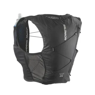 【salomon】ACTIVE SKIN 4 水袋背包組 黑/金屬灰