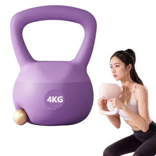 【keep power】4kg 軟式壺鈴 軟壺鈴 壺鈴 (防滑防汗 保護地板 環保材質)