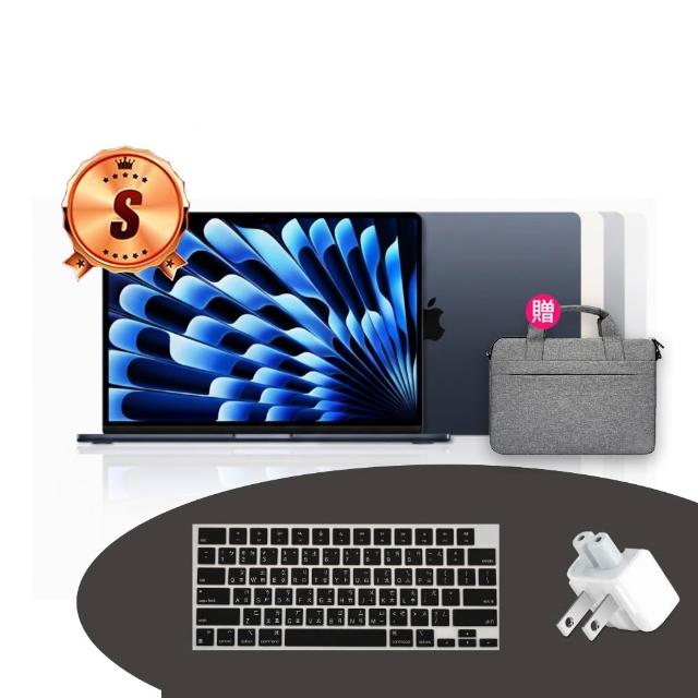 【Apple】手提電腦包★S級福利品 MacBook Air 13.6吋 M3 晶片 8核心CPU 與 10核心GPU 8G 512G SSD(國際版官