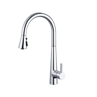 【CAESAR 凱撒衛浴】無鉛認證 立式伸縮廚房龍頭 K905 系列 (不含安裝 / 冷熱雙控 / 抽拉式水龍頭)