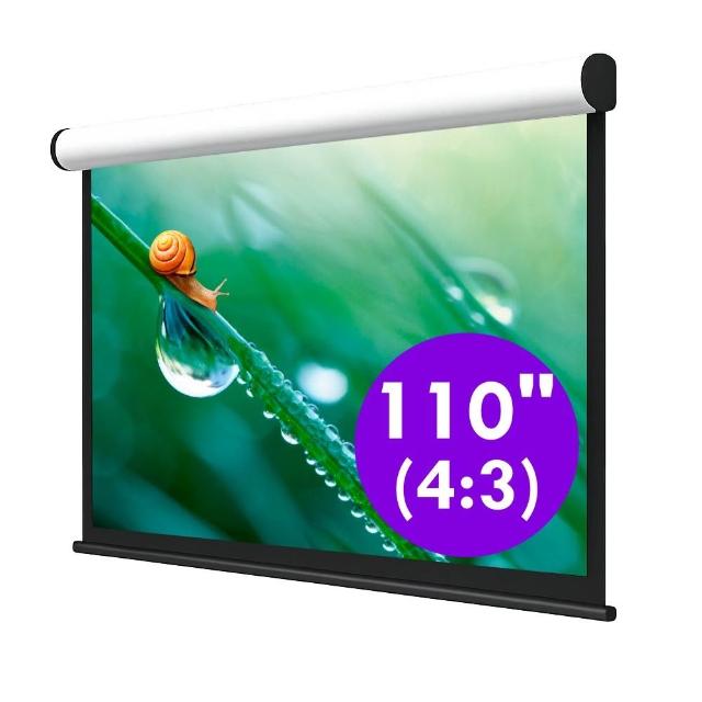 USA優視雅 110吋 4:3 樂享經濟款電動布幕(台灣製造)