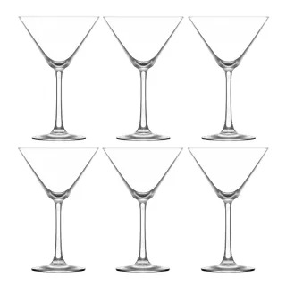 土耳其LAV HORECA 薩丁尼亞系列細緻馬丁尼杯270ml-6入組 (寬口香檳杯、雞尾酒杯、調酒杯)