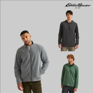 【Eddie Bauer】男性長袖運動衫/拉鍊立領上衣/外套 任選