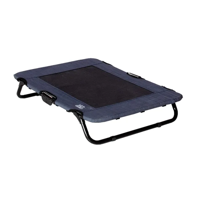 【PET GEAR】寵物防汙通風架高床涼床-藍湖（M）(PG-6240LBA)