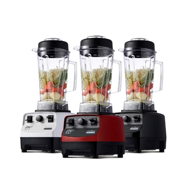 【JTC 杰帝士】三匹馬力萬用調理機/真正破壁機-2L經典圓杯 TM-767-三色(台灣公司貨)