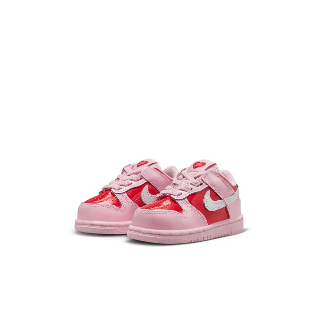 【NIKE 耐吉】運動鞋 童鞋 小童 兒童 喬丹 套腳式 DUNK LOW BTE 紅粉 IQ5378-663
