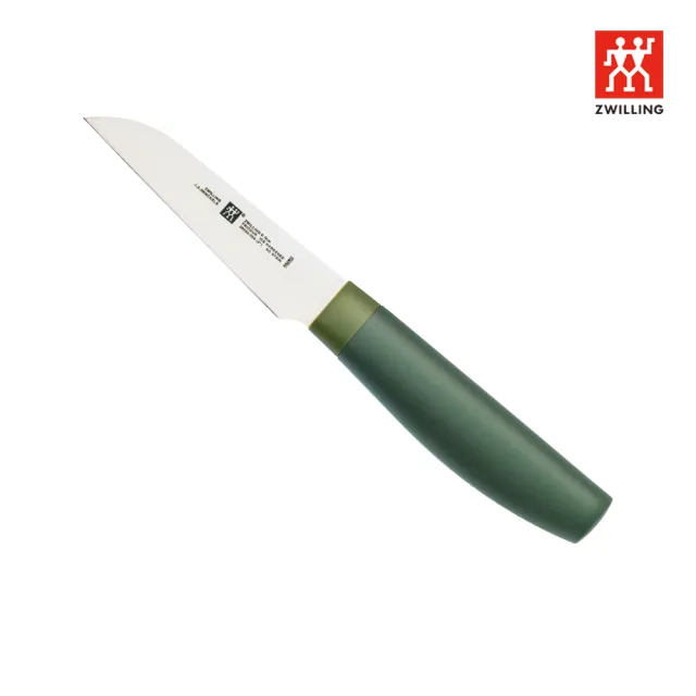 【ZWILLING 德國雙人】雙面抗菌砧板36cmx20cm-M號+Now S蔬果刀/削皮刀8cm(德國雙人牌集團官方直營)