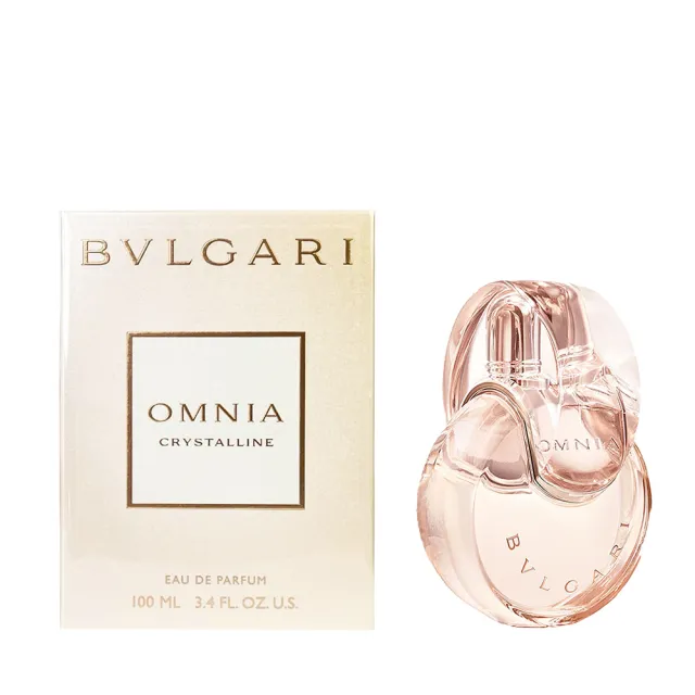【BVLGARI 寶格麗】晶澈女性淡香精 (白水晶EDP) 100ml (專櫃公司貨)