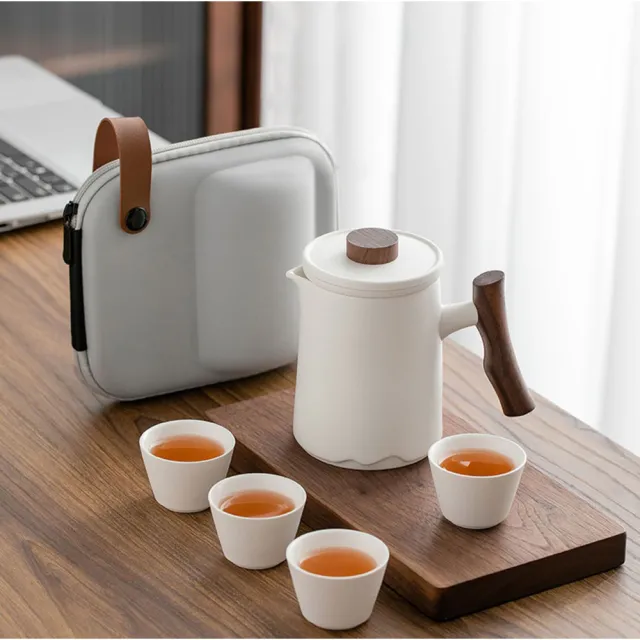 【LIFE SHOP】倉木旅行茶具組/附旅行收納包  泡茶組 交換禮物 茶具 旅行茶具 隨身泡茶組