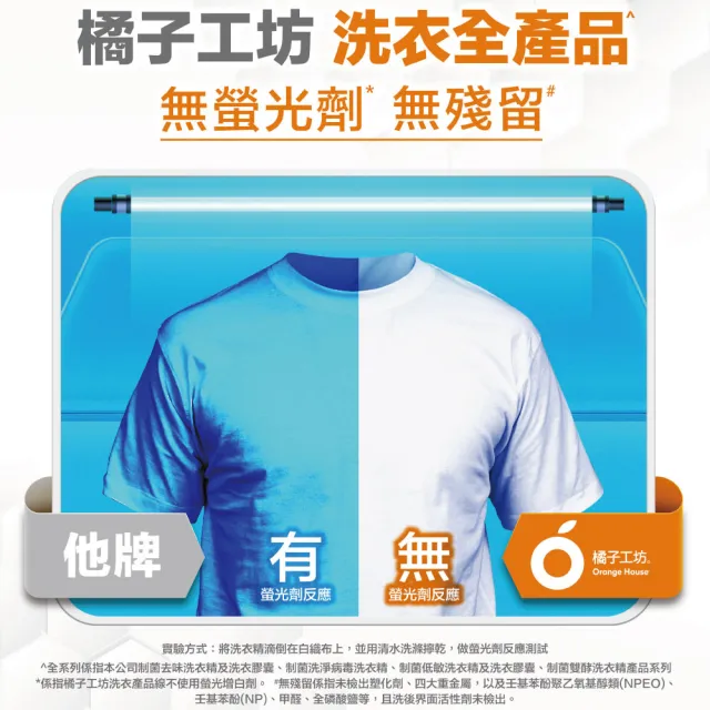 VIP【橘子工坊】天然濃縮洗衣精-去味除臭 1+4組(1800mlx1瓶+1700mlx4包)
