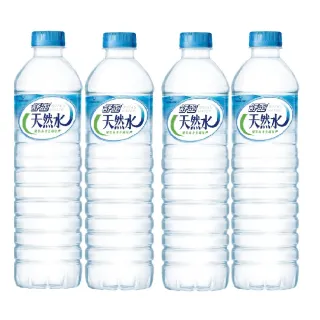 【舒跑】天然水600mlx4箱(瓶身包裝隨機出貨-共96入-官方直營)  (TQF微笑標章)