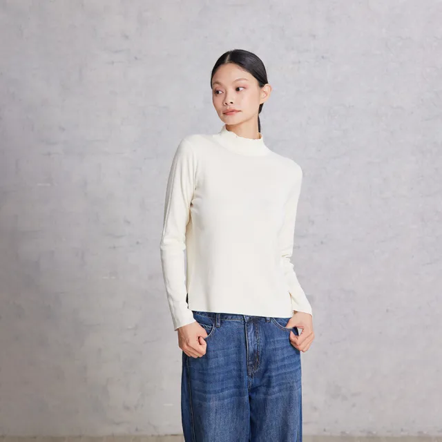 【giordano ladies】25FW 雙層立領棉質上衣(02355611)