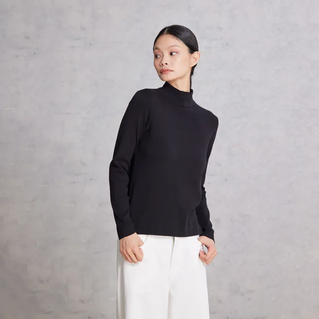 【giordano ladies】25FW 雙層立領棉質上衣(02355611)