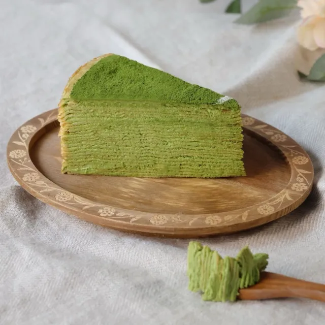 【狸小路手作烘焙】靜岡抹茶千層1入(生日蛋糕；母親節；父親節；慶生；下午茶；點心；甜點)