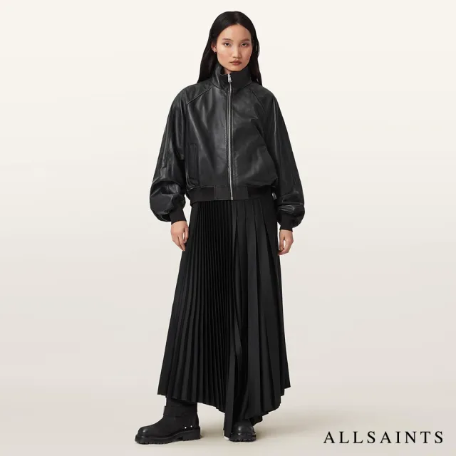 【ALLSAINTS】FELDA 羊皮飛行員外套皮衣 W102LD(舒適版型)