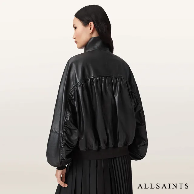 【ALLSAINTS】FELDA 羊皮飛行員外套皮衣 W102LD(舒適版型)